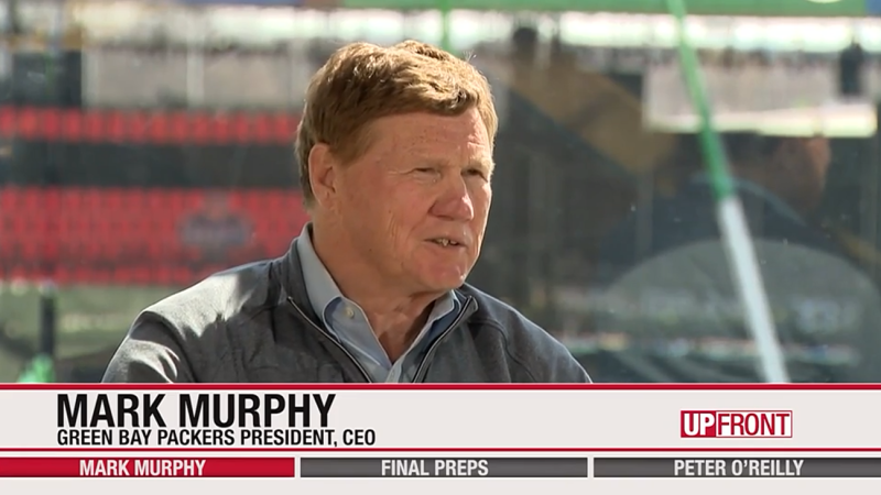Packers President and CEO Mark Murphy appeared on the April 20, 2025, episode of WISN's "UpFront," produced in partnership with WisPolitics/State Affairs Pro-Wisconsin.